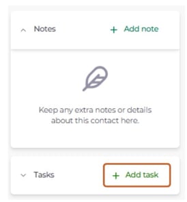 add or manage notes and tasks for a contact 8