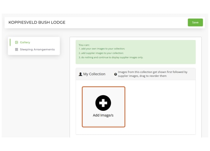 Upload, change and remove images 4