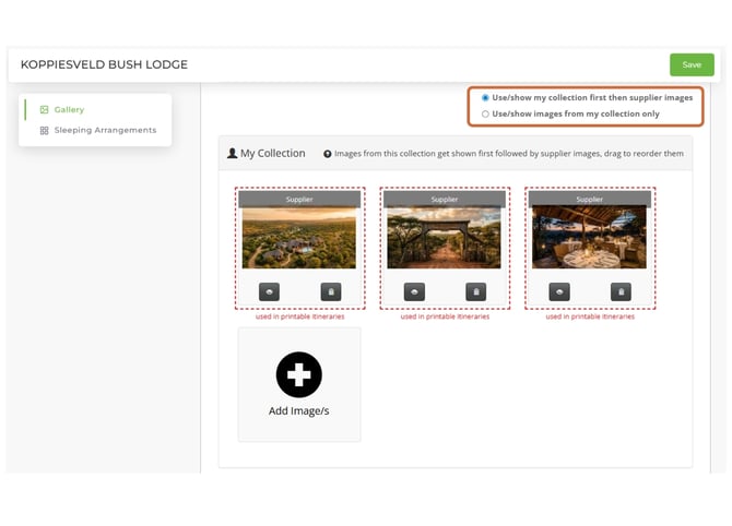 Upload, change and remove images 7