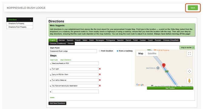 manage custom directions 13