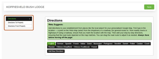 manage custom directions 4