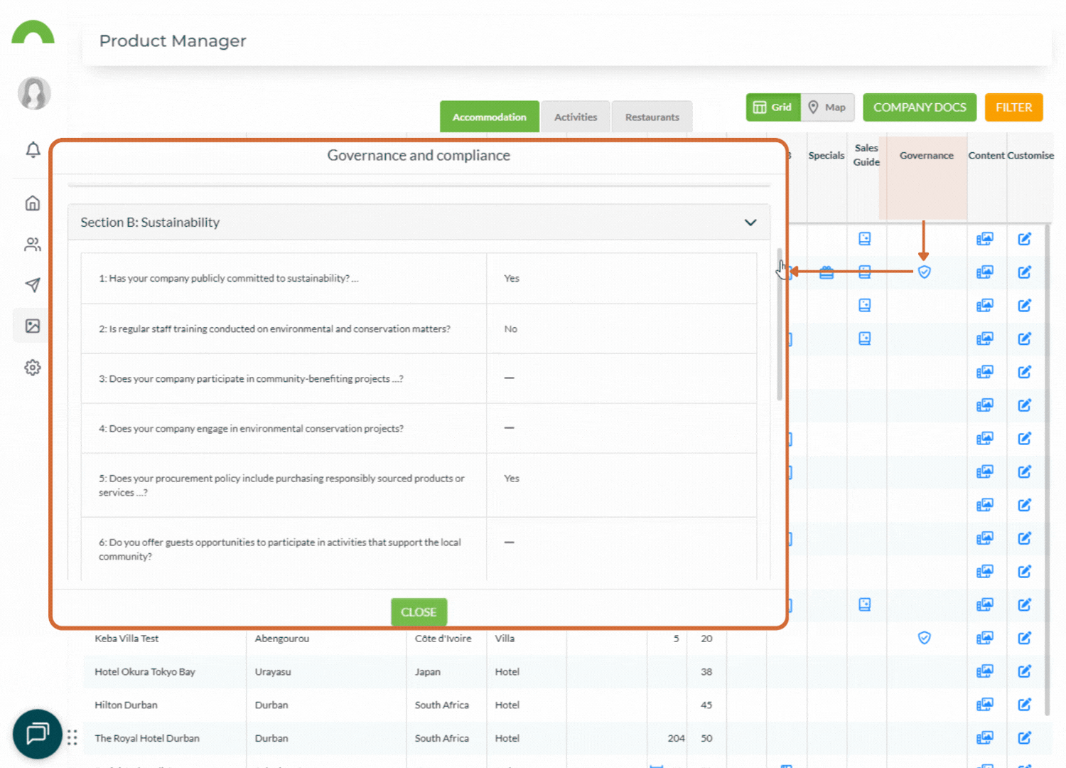 manage governance information. 6