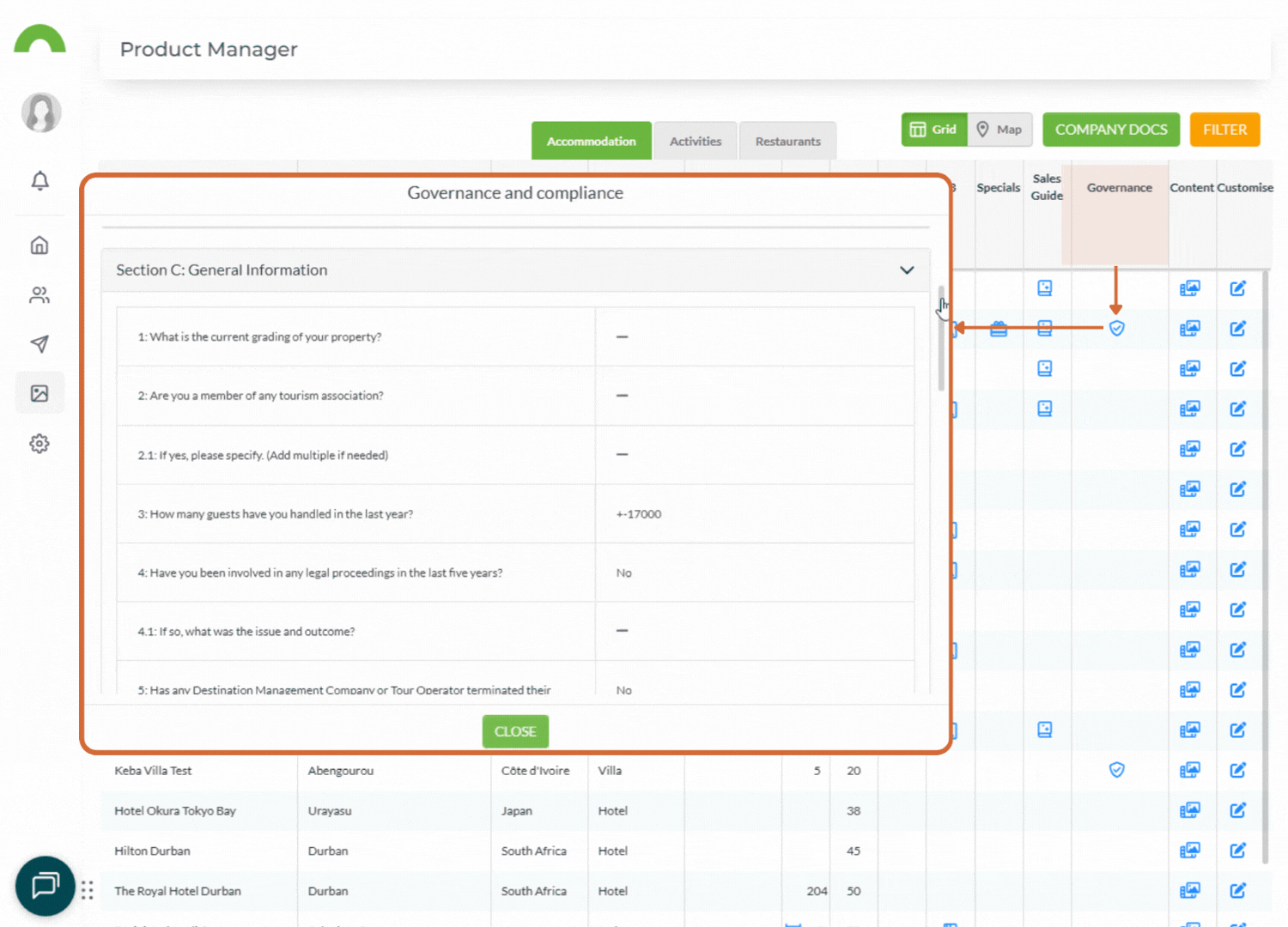 manage governance information. 7