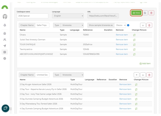 catalogue manager. 15
