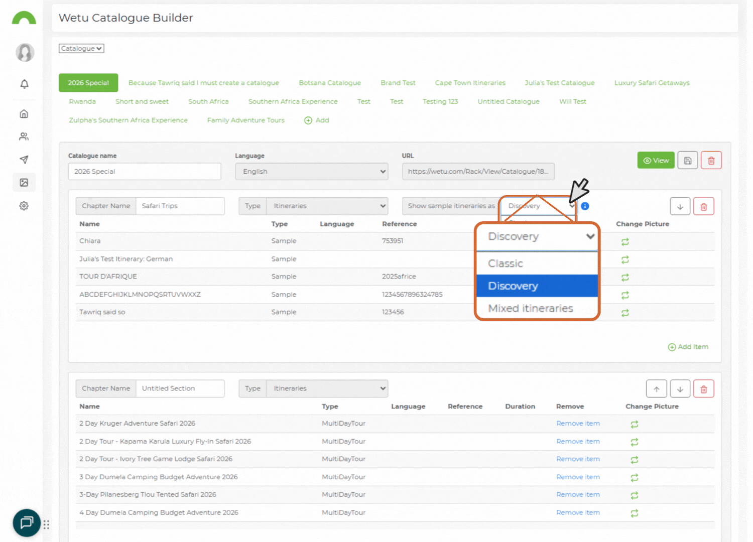 catalogue manager. 9