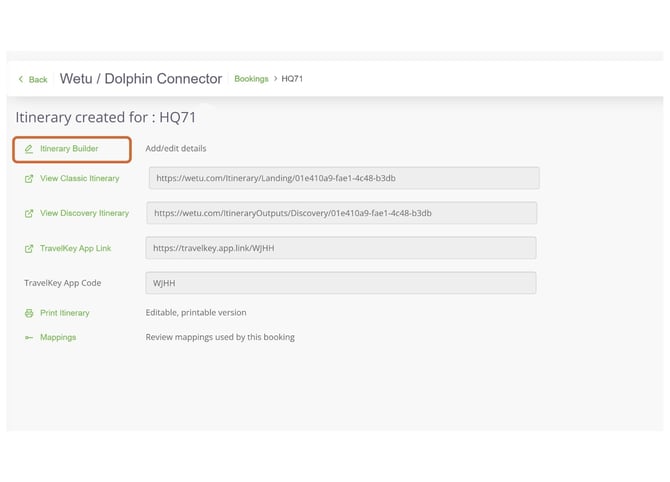 Dolphin Itin Created. 1