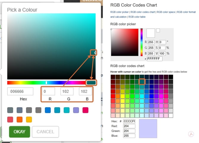 Theme choosing colours 3