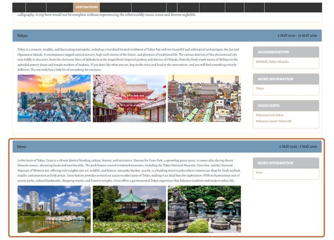 add additional destinations 5
