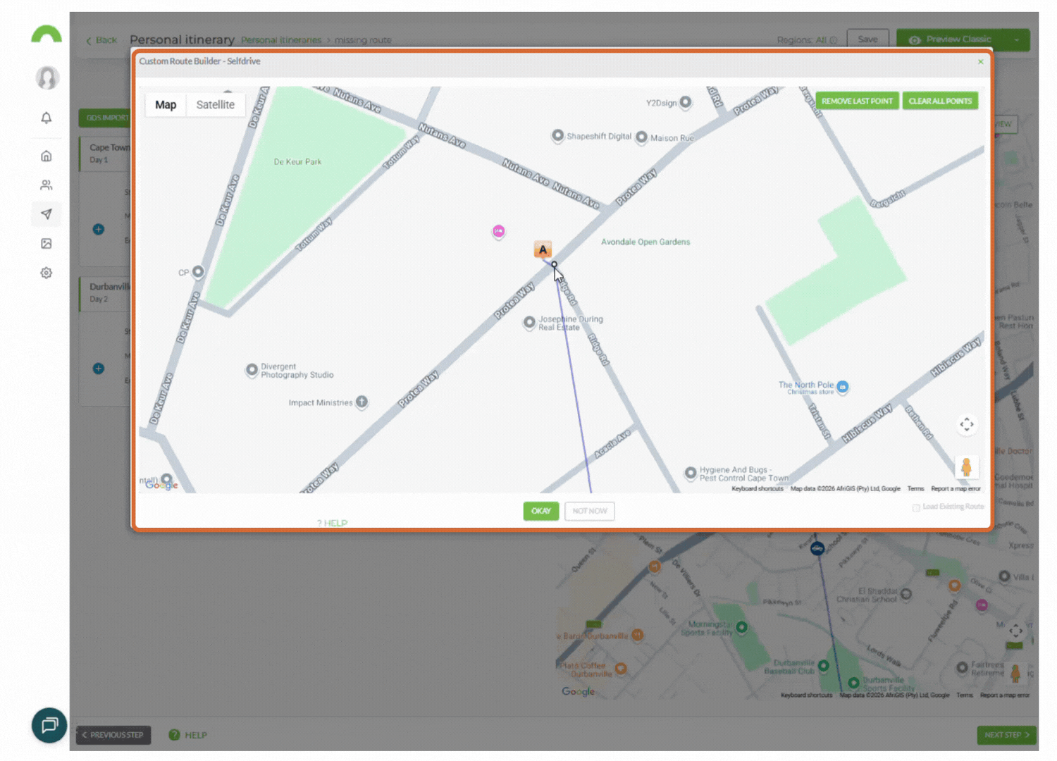 build a missing route 4