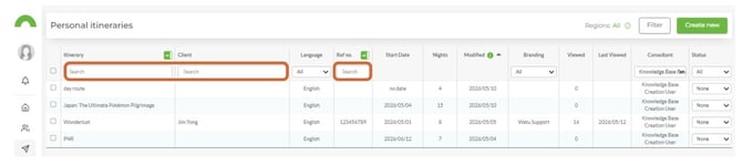 Itinerary Browser 3a