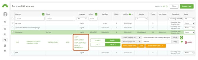 Itinerary Browser 8