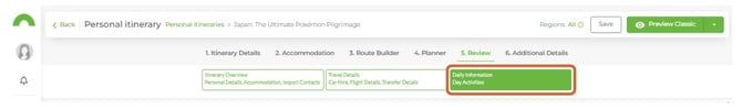 check Itinerary 1