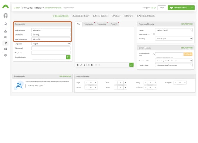 Add clients details 2