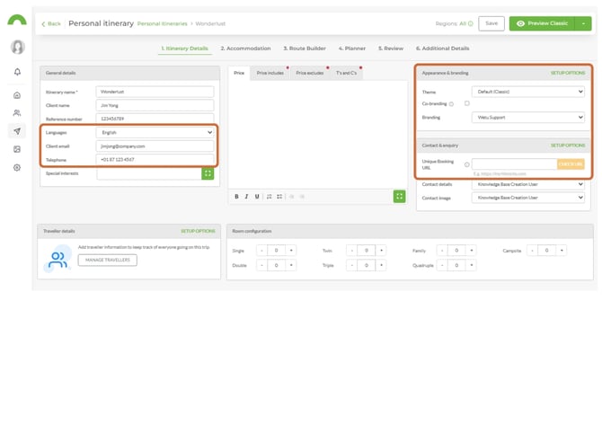 Add clients details 3