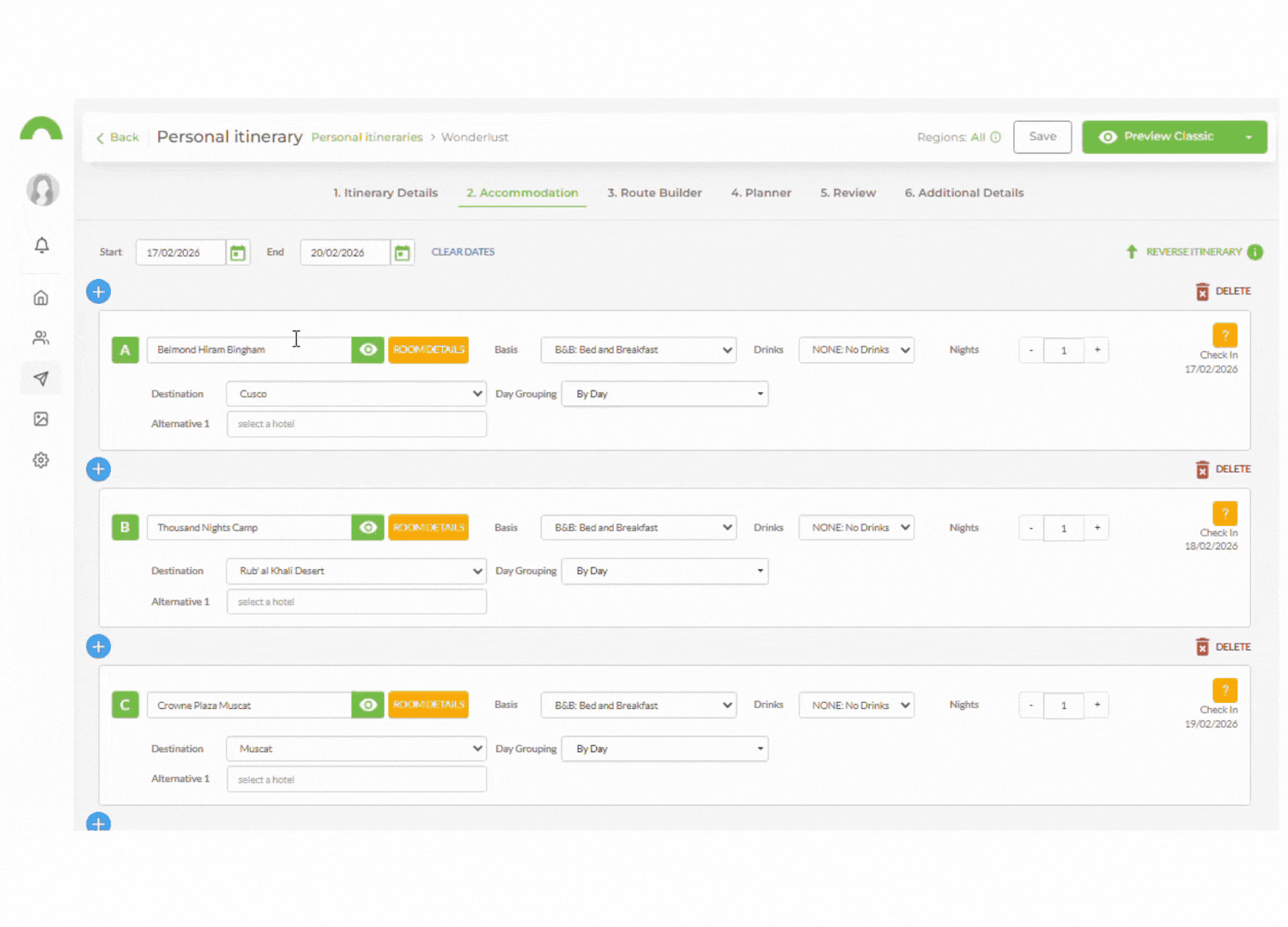add fixed accommodations 5