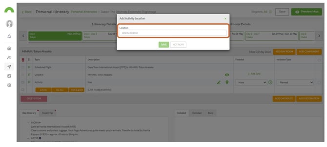 add free text activities 5