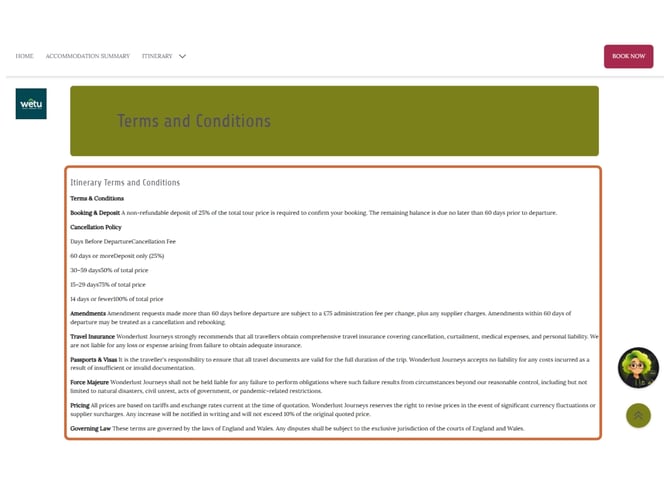Terms and conditions 10