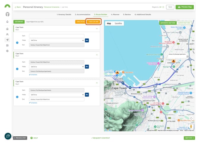 car hire 3