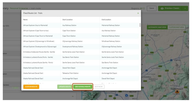 add train routes 8