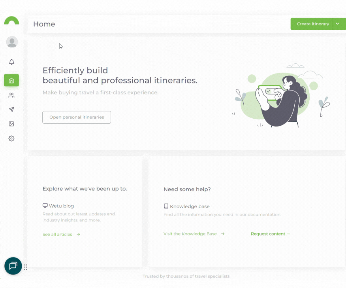 Animation showing the notifications tab on the user profile page with dropdown filters for sorting by date (Newest First/Oldest First) and filtering by type (All types, Information, Flagged, Completed)